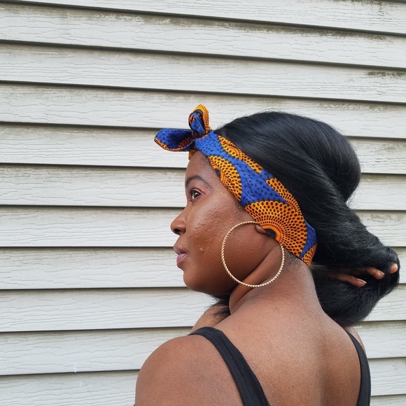 African print Headband/Headtie - Picture 2 of 8